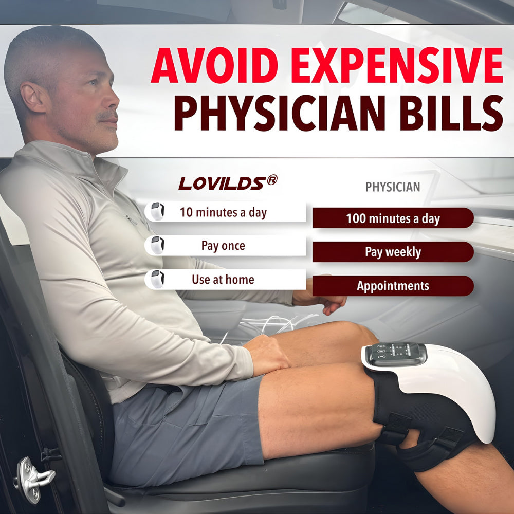 Flash Sale:LOVILDS® Smart Knee Massager (Heat & Red Light)