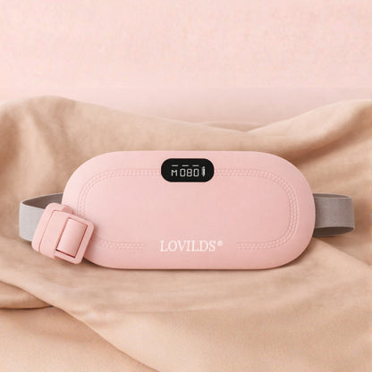 🌸Flash Sale:LOVILDS®Heating Massage Belt: Period Cramp Relief & Belly Warmer