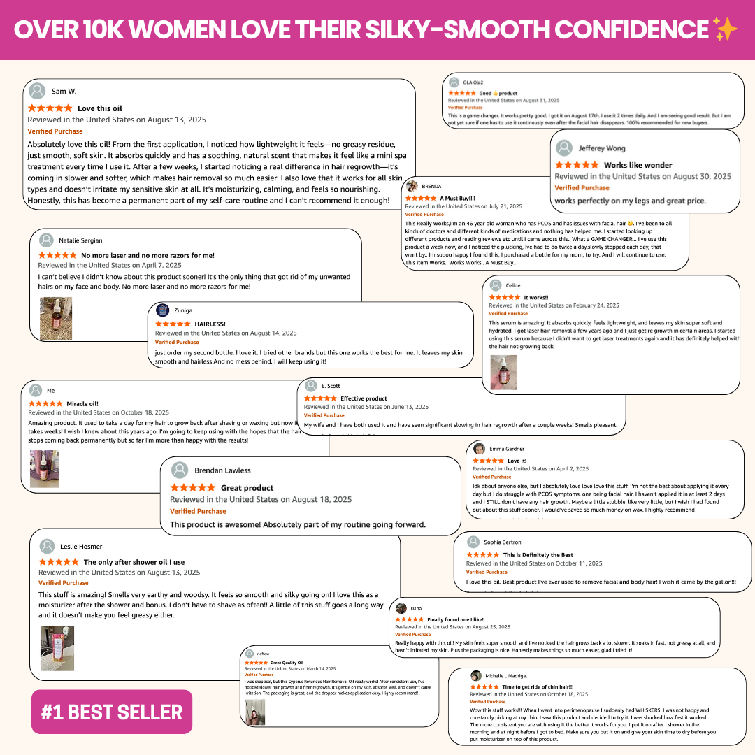 🌸Flash Sale:LOVILDS® Rotundus Oil for Hair Reduction