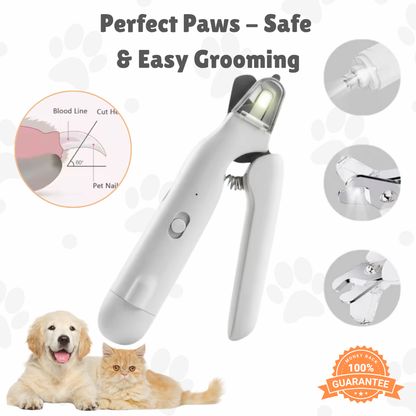 🐾LOVILDS® 2 in 1 Precision LED Pet Nail Clipper