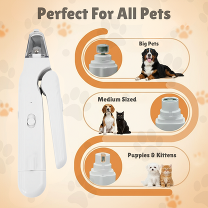🐾LOVILDS® 2 in 1 Precision LED Pet Nail Clipper