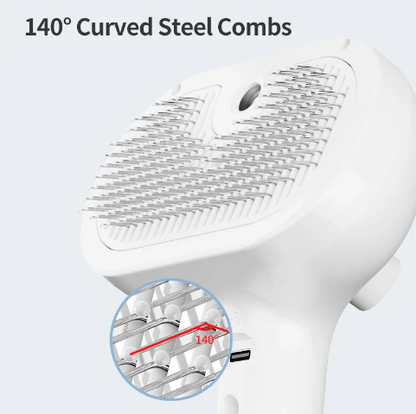 🐾Flash Sale：LOVILDS®Pet Steam – Professional Steam Brush for Pet Coat Care